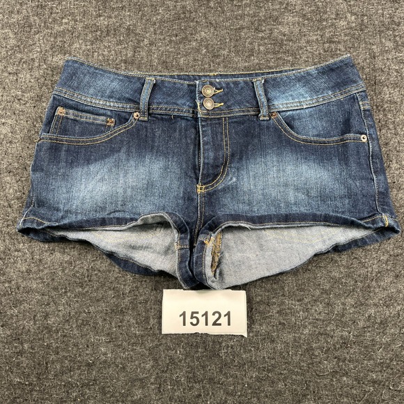 RSQ Pants - RSQ Shorts Womens 29 Blue Denim Cotton Stretch Low Rise 5-Pockets Summer Wear